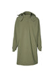 Basil Poncho Mosse Unisex Olivgrün M L