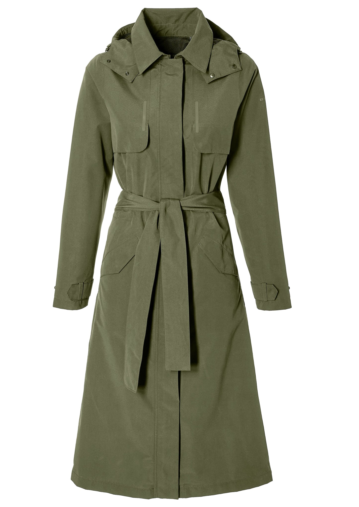 Basil Trenchcoat Mosse Damen Olivgrün XXL