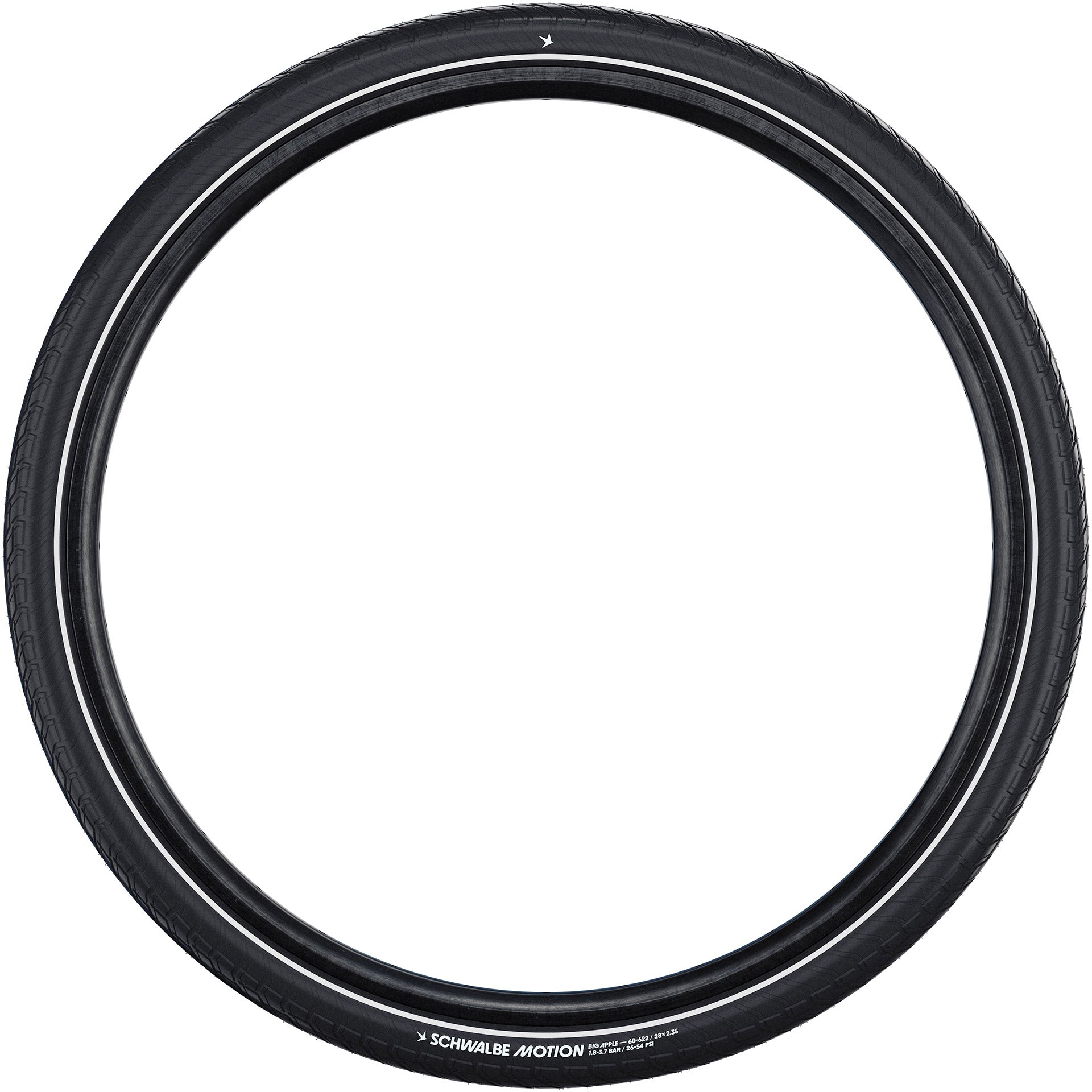 Schwalbe Wire Band Bewegung Big Apple 50-254 +R Schwarz