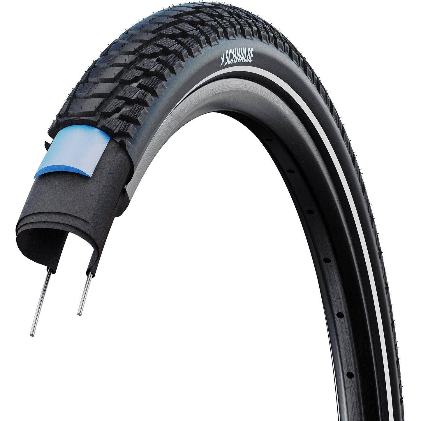 Schwalbe Drahtreifen Marathon Plus Tour Perf 55-584 +R Schwarz