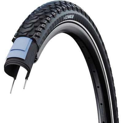 Schwalbe Marathon Mondial Pro – faltbar – Addix – V-Guard – 27,5 x 2,40 – Schwarz + Reflex