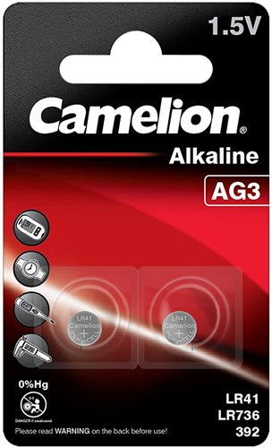 Kamelionsbatterie LR41 LR7366 392 AG3 -Karte A 2 Teile