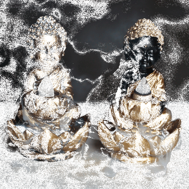 Buddha und Lotusl Backflow -Weihrauchhalter