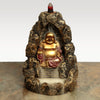 Chinesische lächelnde Buddha Backflow -Weihrauchhalter