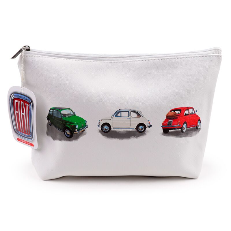 Fiat 500 PVC Toilettenbeutel Make -up Beutel groß