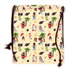 Jolly Rogers Pirat Canvas Trekkoord Rucksack
