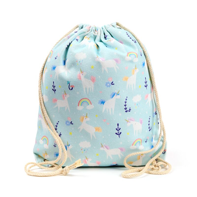 Unicorn Magic Canvas Trekkoord Rucksack