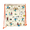 Pippi Langkous Canvas Trekkoord Rucksack