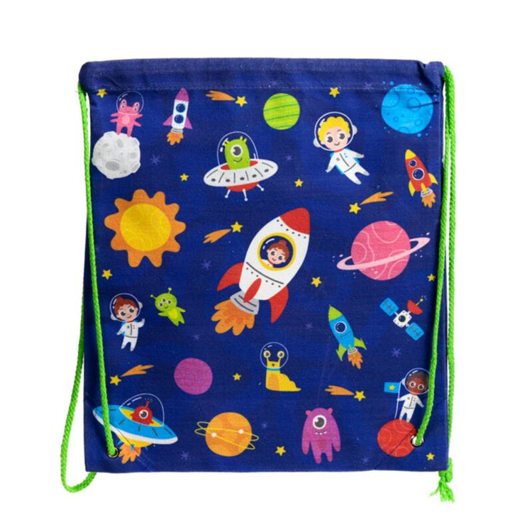 Space Canvas Trekkoord Rucksack