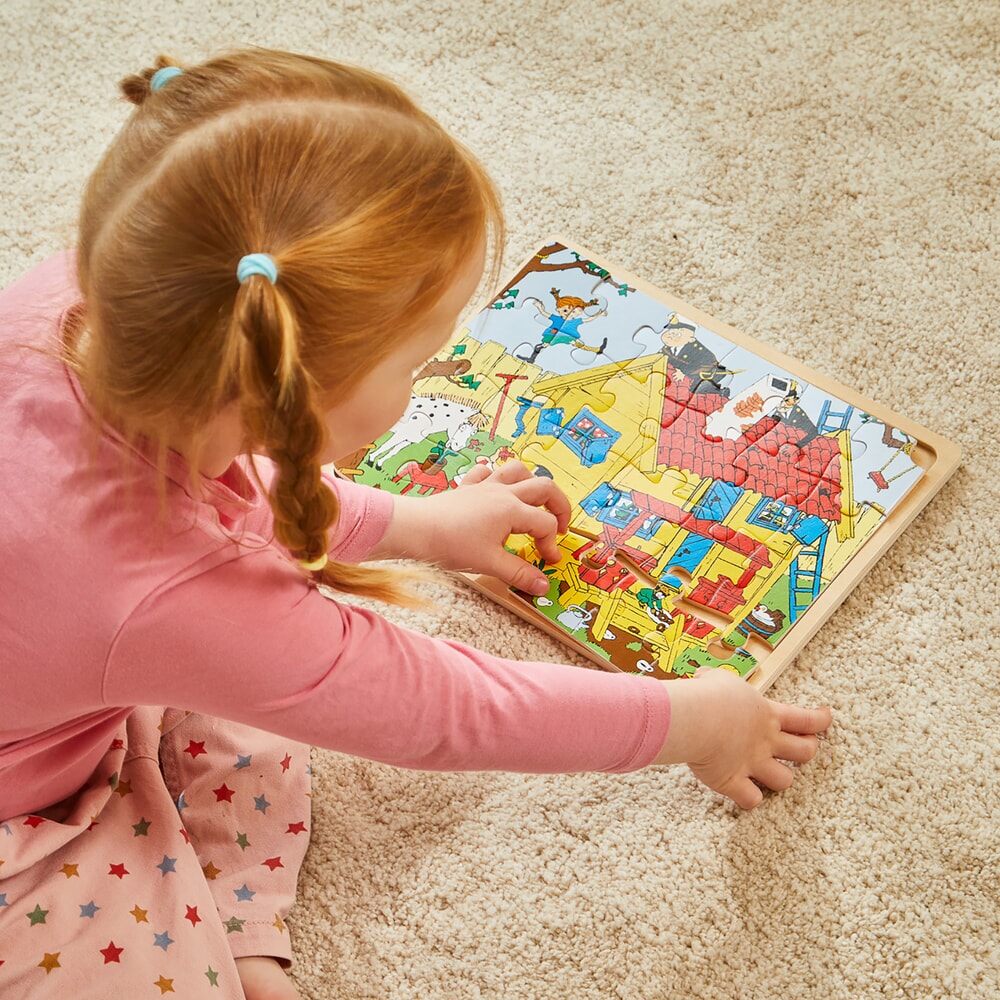 Barbo Toys Pippi Holzrahmenpuzzle – FSC (8602)
