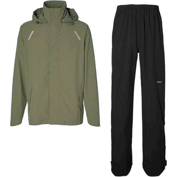 Basil Regenanzug Hoga Unisex Olivgrün XL
