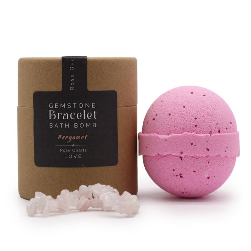 Rosenquarz -Armband Shea Butter Bergamotte Bustball