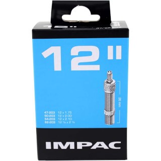 Impac Schlauch (von Schwalbe) DV16 12x1.75 2.35 ETRTO 47 62-203, Ventil: Blitz Holland 26mm