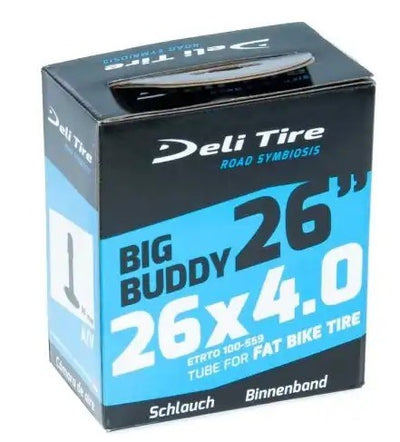 Deli Deli Buddy Binnenband 26x4.00 Etro 100-559, Ventil: Schrader Autooventiel 35 mm