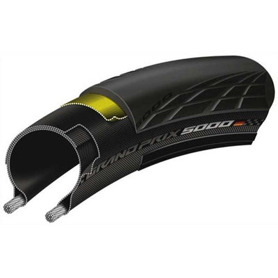 Continental Grand Prix 5000 Klappband, Rennrad, 28-622, Schwarz