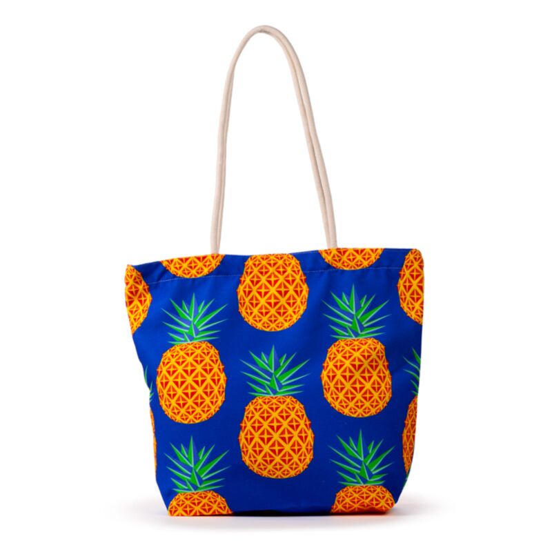 Ananas -Leinwand Strandtasche