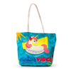 Urlaubsvibes Einhorn -Leinwand Strandtasche