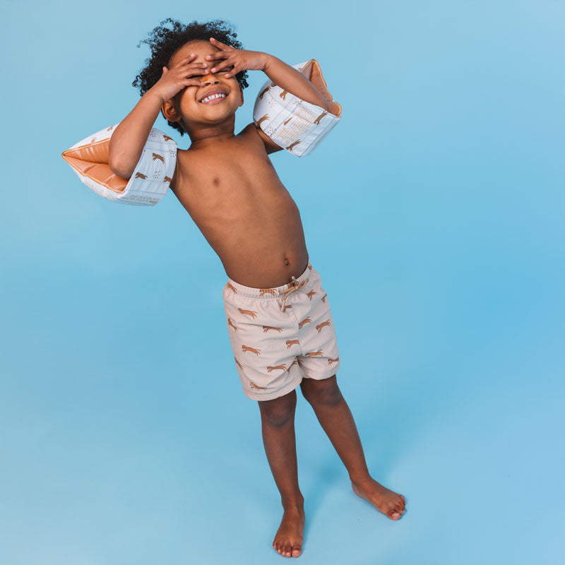 Roamer | Brown UV Swimming Boxer Boys