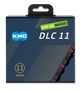 KMC Ketting DLC11 Black Pink 118S Wachse gewachst