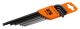Bahco Innensechskantschlüsselsatz lang + Kugelkopf