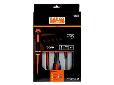 Bahco Schraubendreher-Set Ergo 1000V 5-teilig