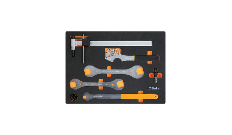 Beta mm401 Inlay mit 7 Fahrradreparaturwerkzeugen