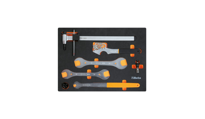 Beta mm401 Inlay mit 7 Fahrradreparaturwerkzeugen