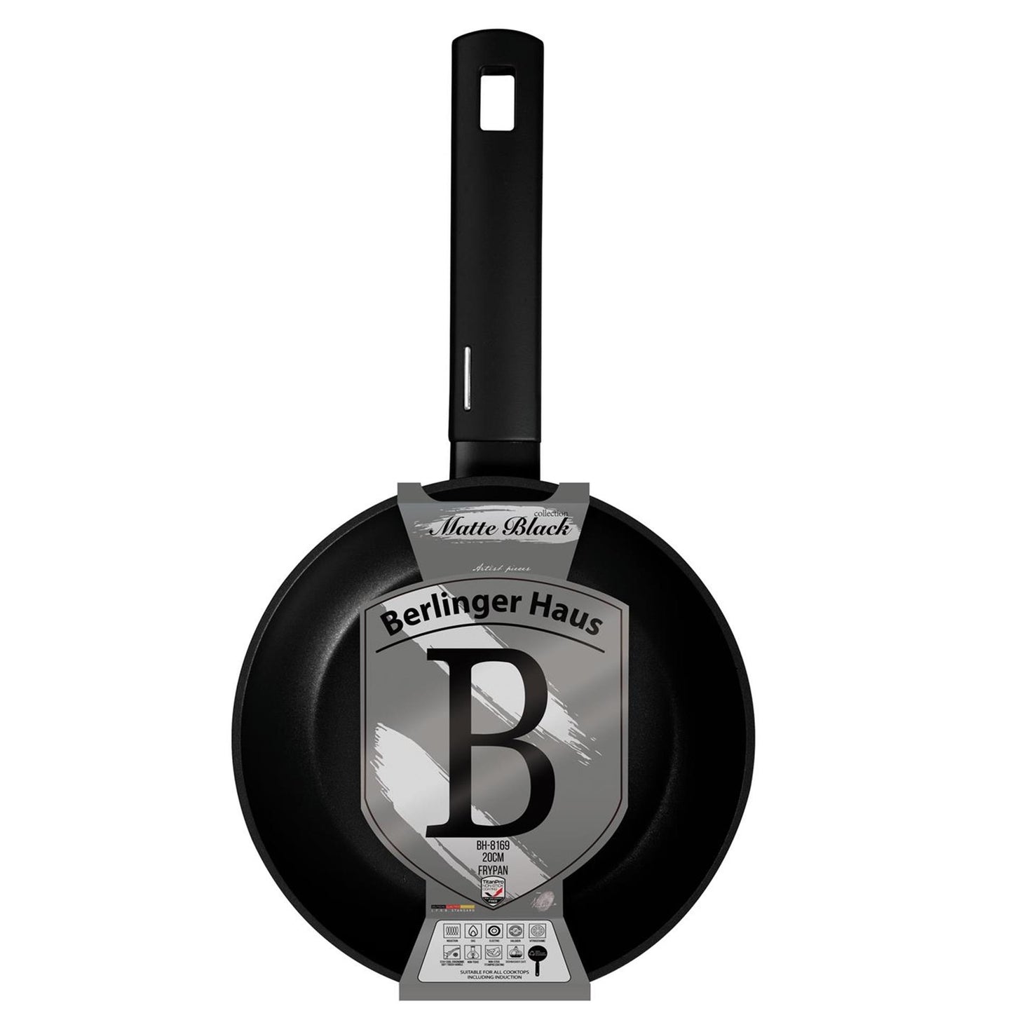 Berlingerhaus Bratpfanne mattschwarz 20cm