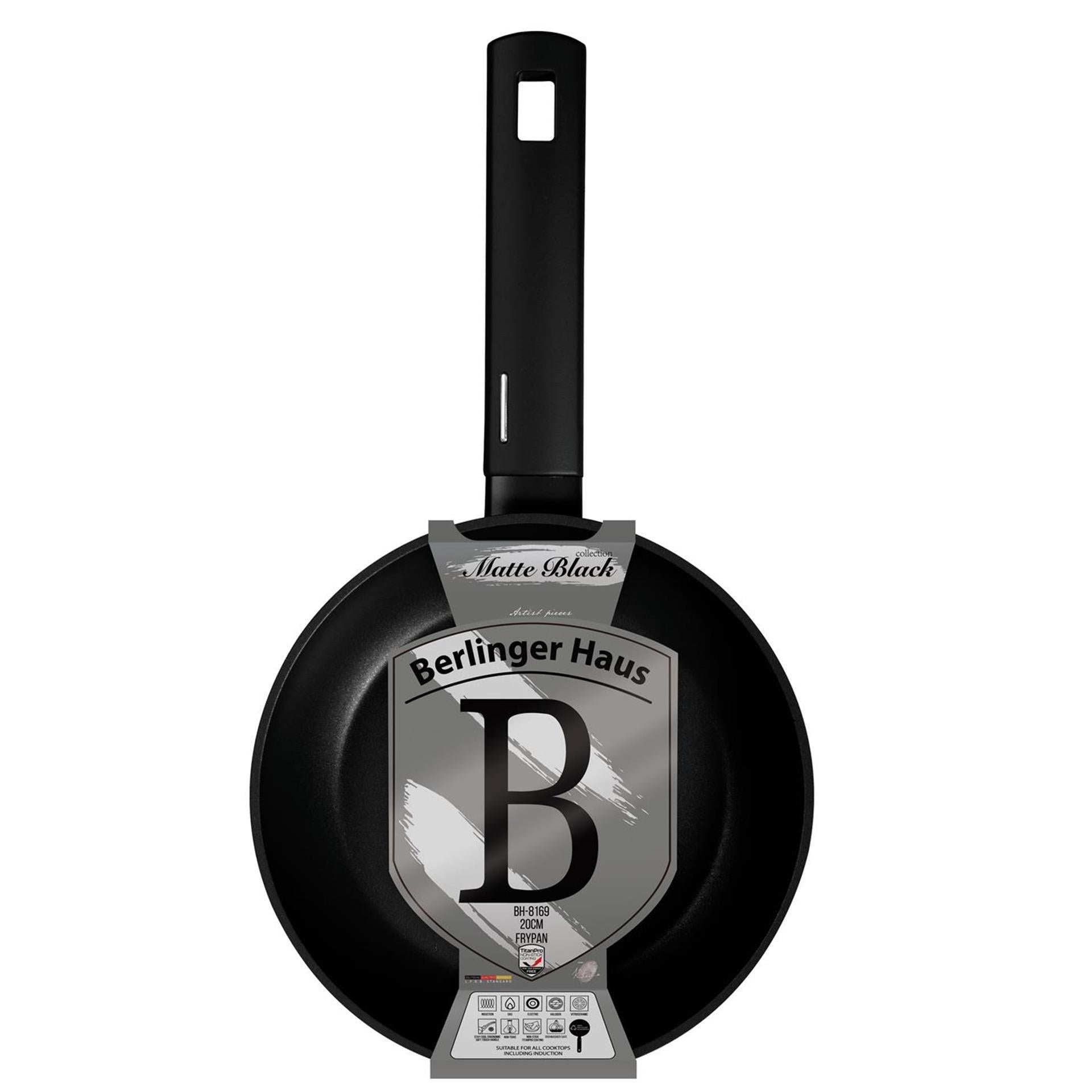 Berlingerhaus Bratpfanne mattschwarz 20cm