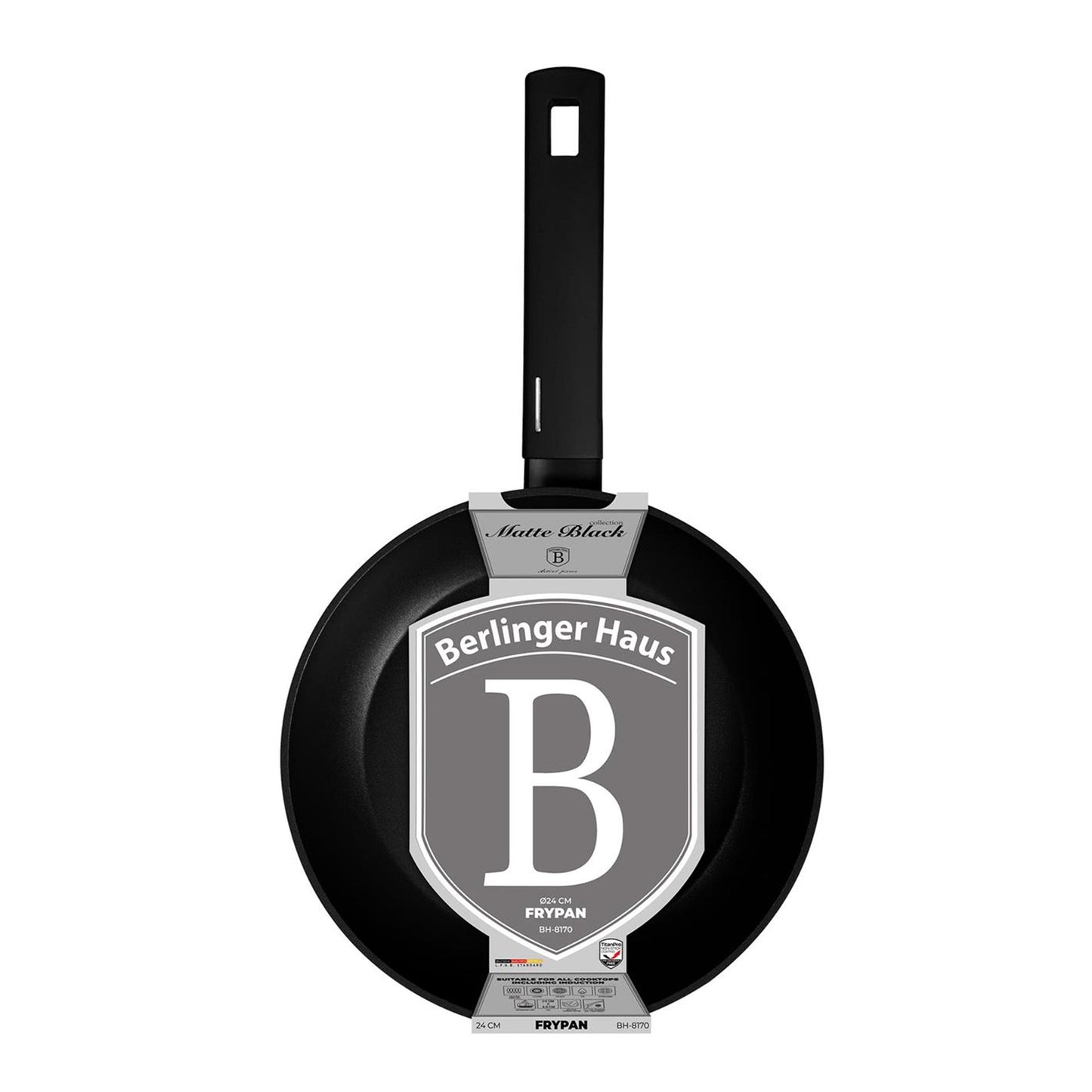 Berlingerhaus Bratpfanne mattschwarz 24cm