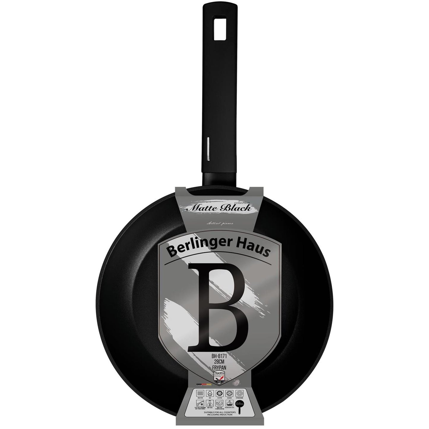Berlingerhaus Bratpfanne mattschwarz 28cm
