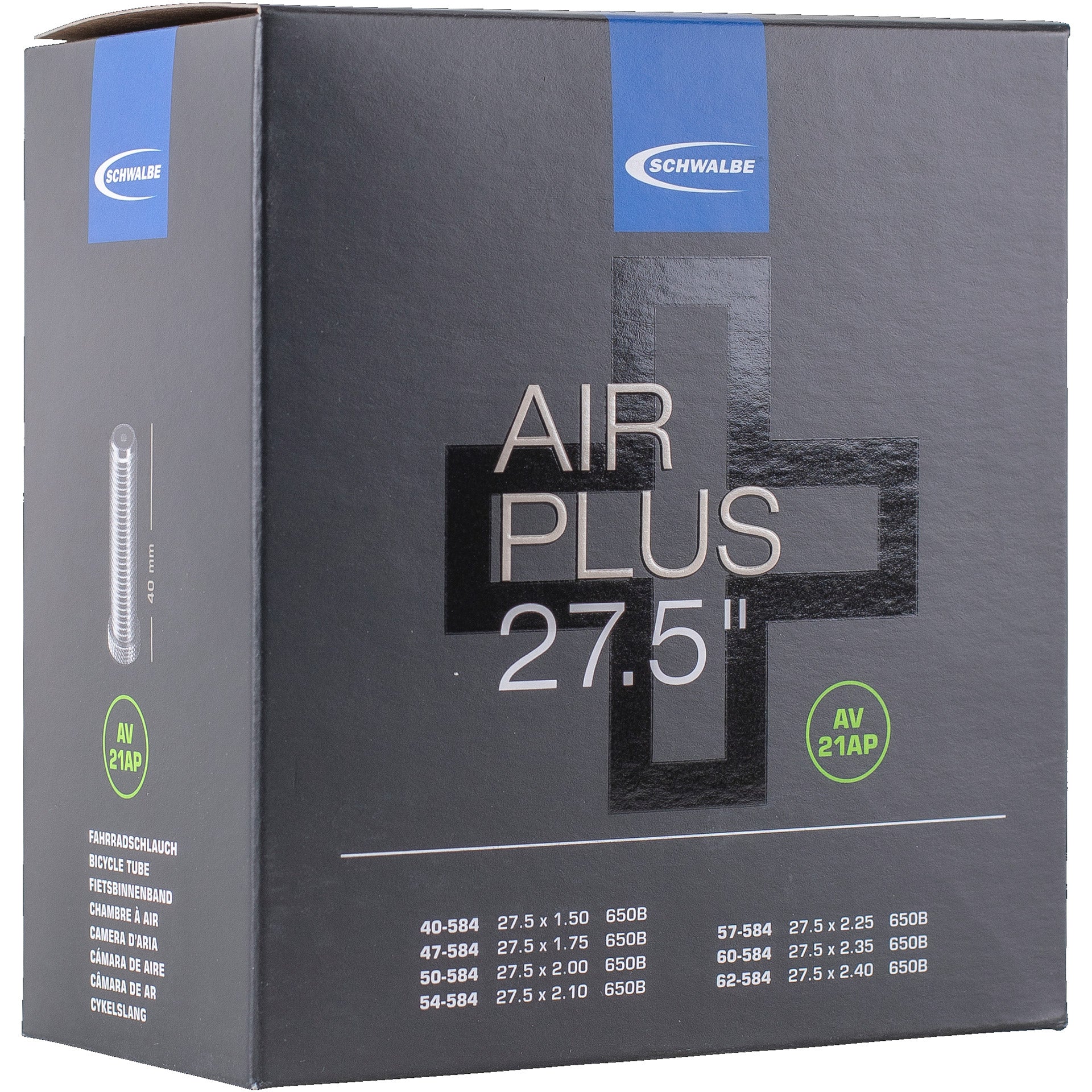 Schwalbe Schlauch Air Plus AV21AP | 40 62-584 | Auto
