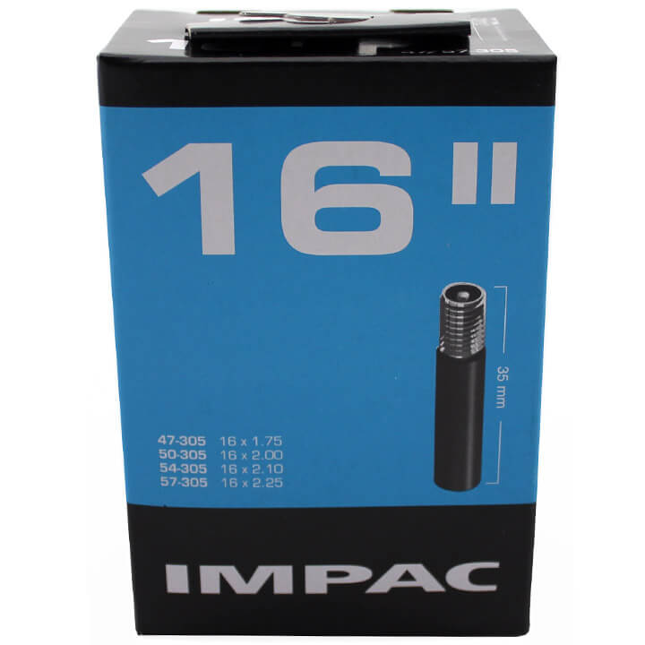 Impac Schlauch (von Schwalbe) AV16 16x1.75 2.35 ETRTO 47 57-305, Ventil:Schrader auto 35mm