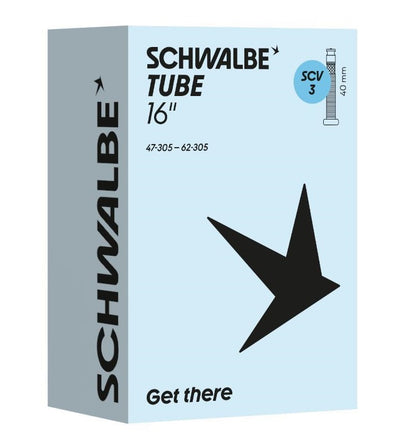 Schwalbe Innenrohr SCV3 16 Zoll 47 62-305 Klickventil 40 mm