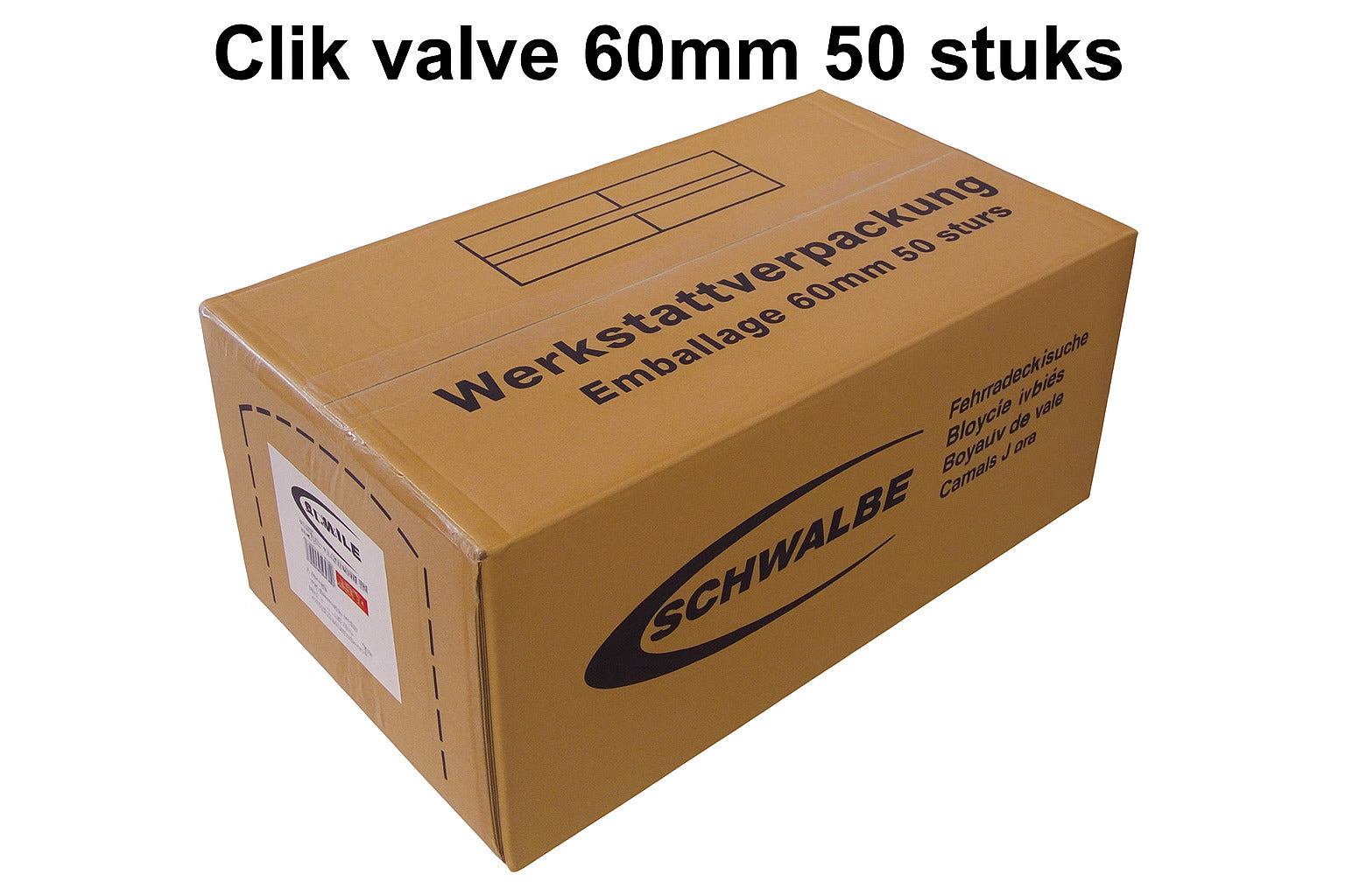 Schwalbe Schlauch SCV15 23 30-622 630 Klickventil 60 mm WP (50)