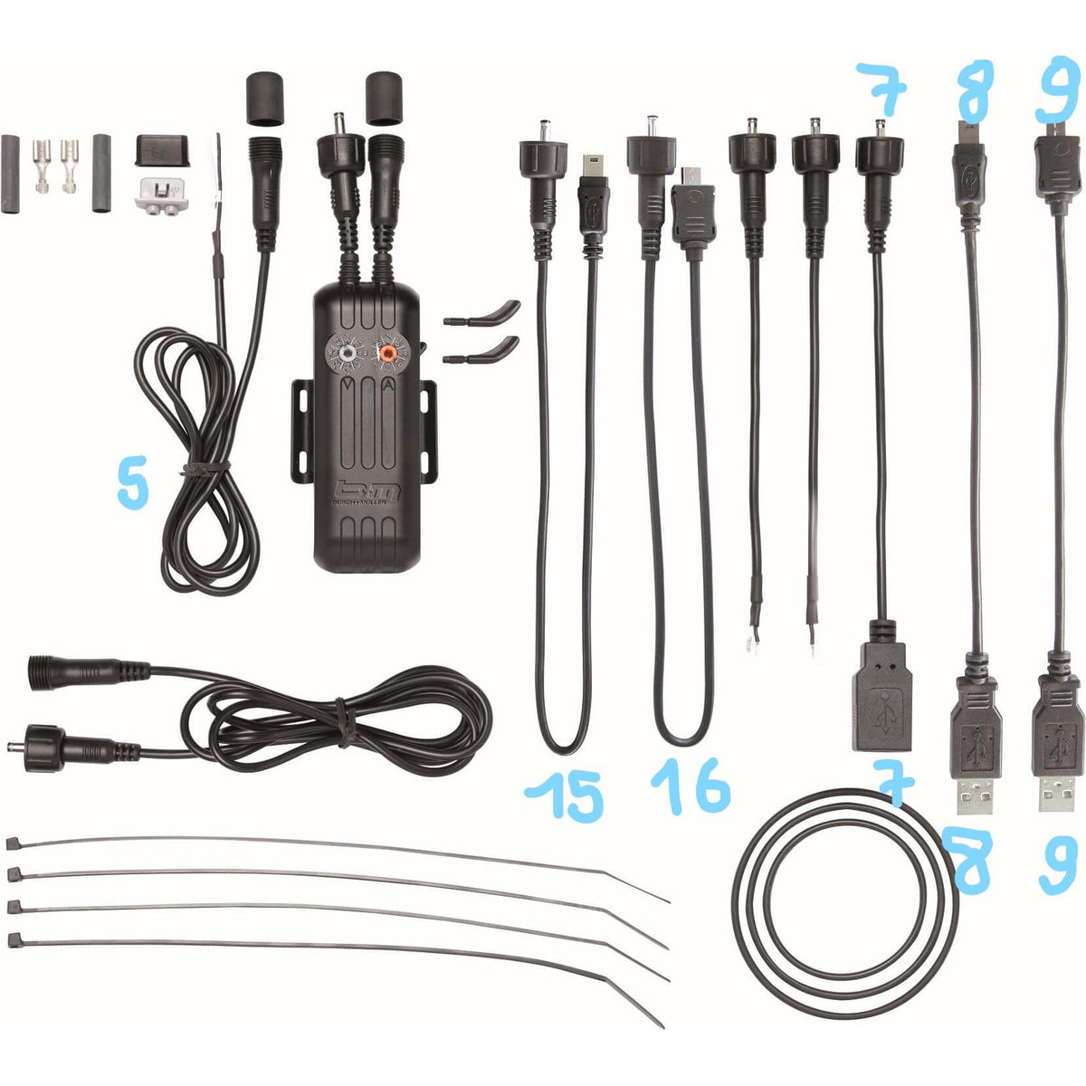 Busch + Müller-Kabel E-Arbeit NR 9 USB an Micro USB