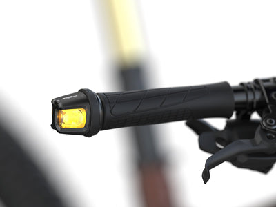 Busch Müller, Beleuchtung, Turntec T2, Fahrrad- und E-Bike-Blinker, batteriebetrieben, für Lenkermontage, zugelassen nach STVZO und UN-Vorschriften
