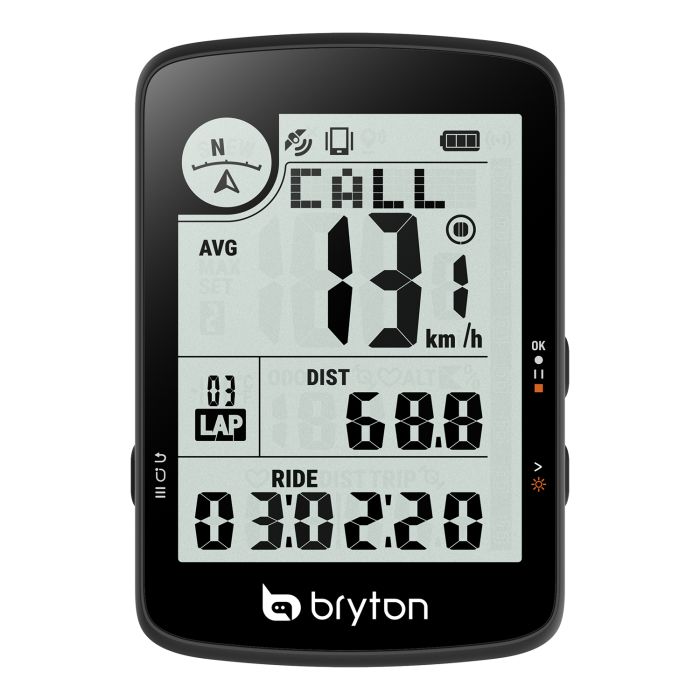 Bryton - Fahrrad Computer GPS Rider 17. Power auf en Go