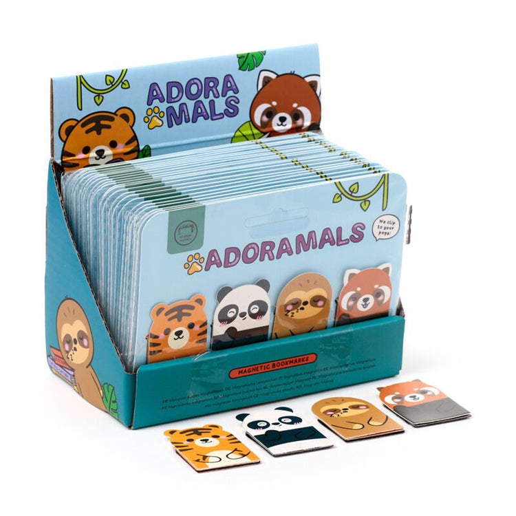 Adoramals Wildtiere Magnetisches Lesezeichen Set