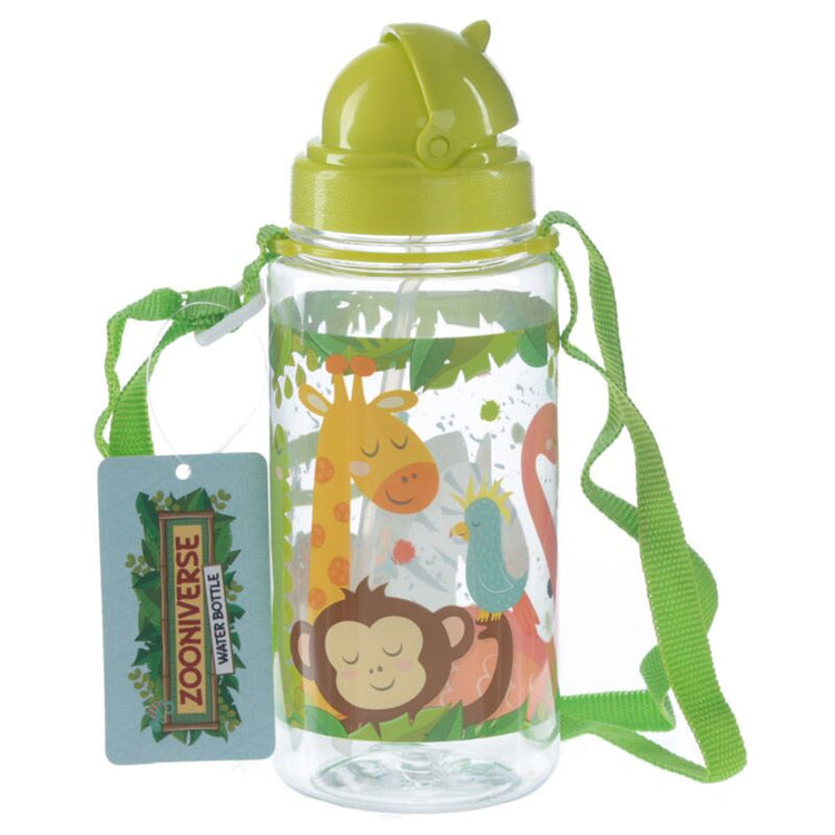 Zoo nachhaltiges BPA-frei 450 ml Kinderwasserflaschenstroh