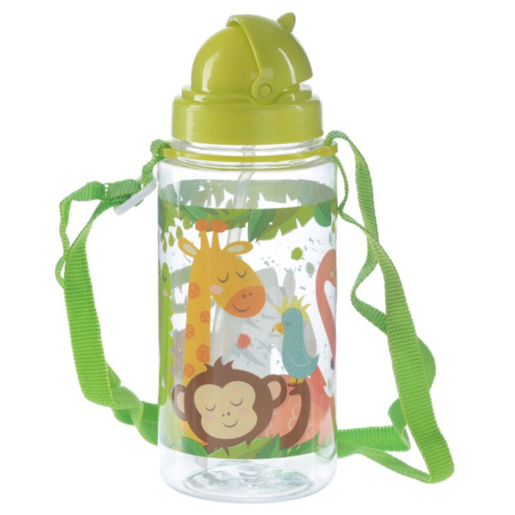 Zoo nachhaltiges BPA-frei 450 ml Kinderwasserflaschenstroh