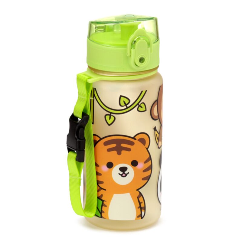 Adoramals Wildtiere Pop Top 350 ml Ecozen Children's Trinkflasche