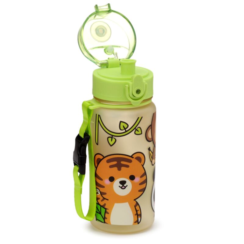 Adoramals Wildtiere Pop Top 350 ml Ecozen Children's Trinkflasche