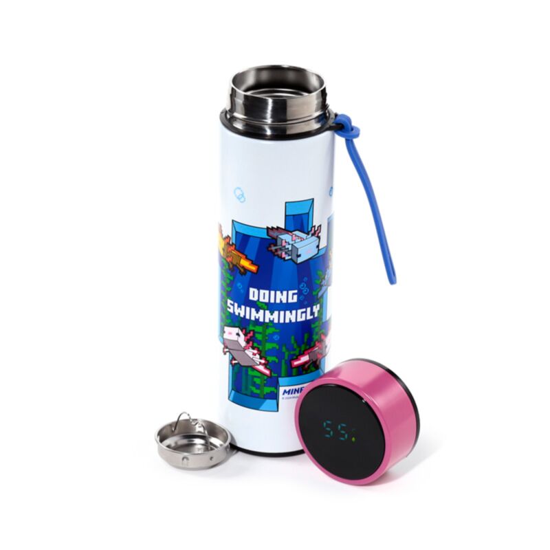 Minecraft Axolotl Thermosfless 450 ml Thermometer