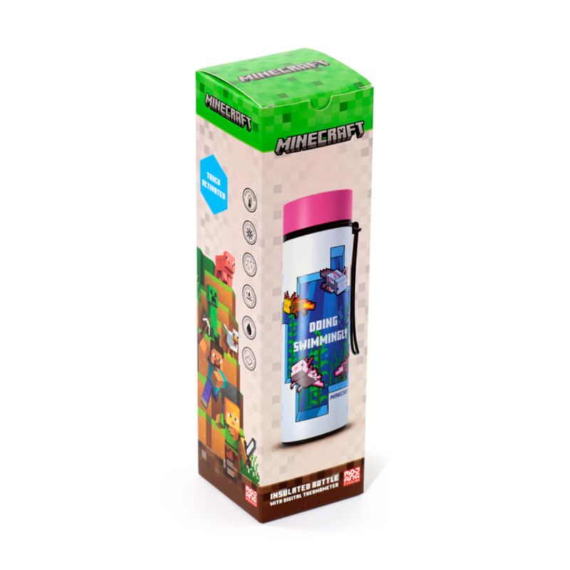 Minecraft Axolotl Thermosfless 450 ml Thermometer