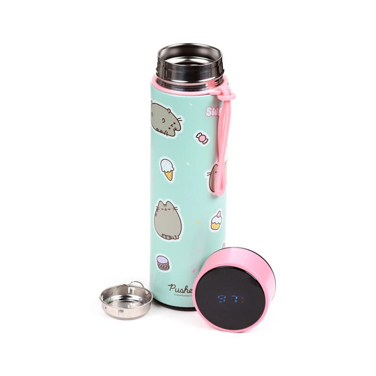 Pusheen die Katze Süßigkeiten Thermoskanne 450 ml Thermometer