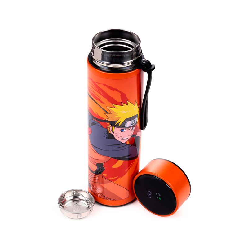 Naruto Thermoskanne 450 ml Thermometer
