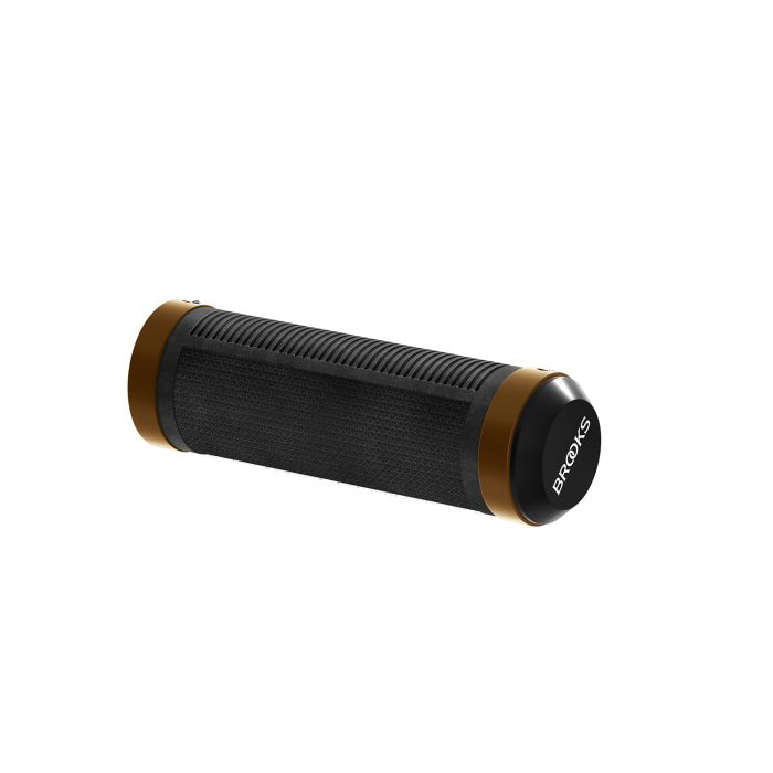 Brooks Gummigriffe (100+100mm) – schwarzorange