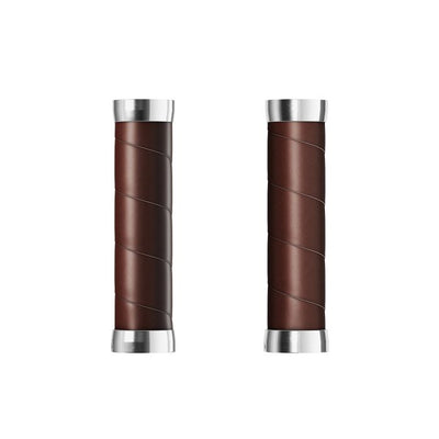 Brooks schlanke Ledergriffe (130+130 mm) – antikbraun