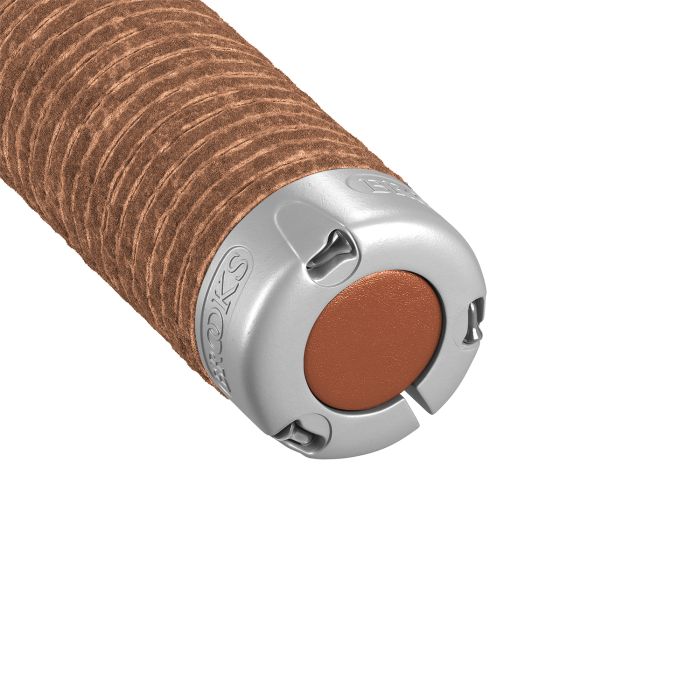 Brooks dicke Ledergriffe (130+130 mm) – Honig